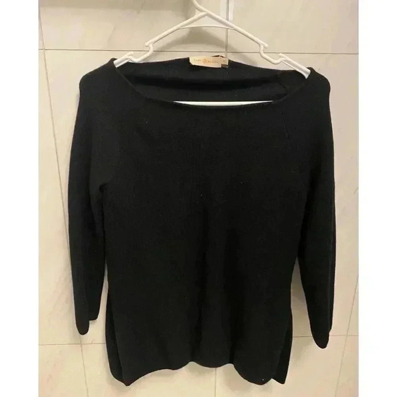 Tory Burch Rylie Side Zip Merino Wool Sweater - Picture 4 of 8